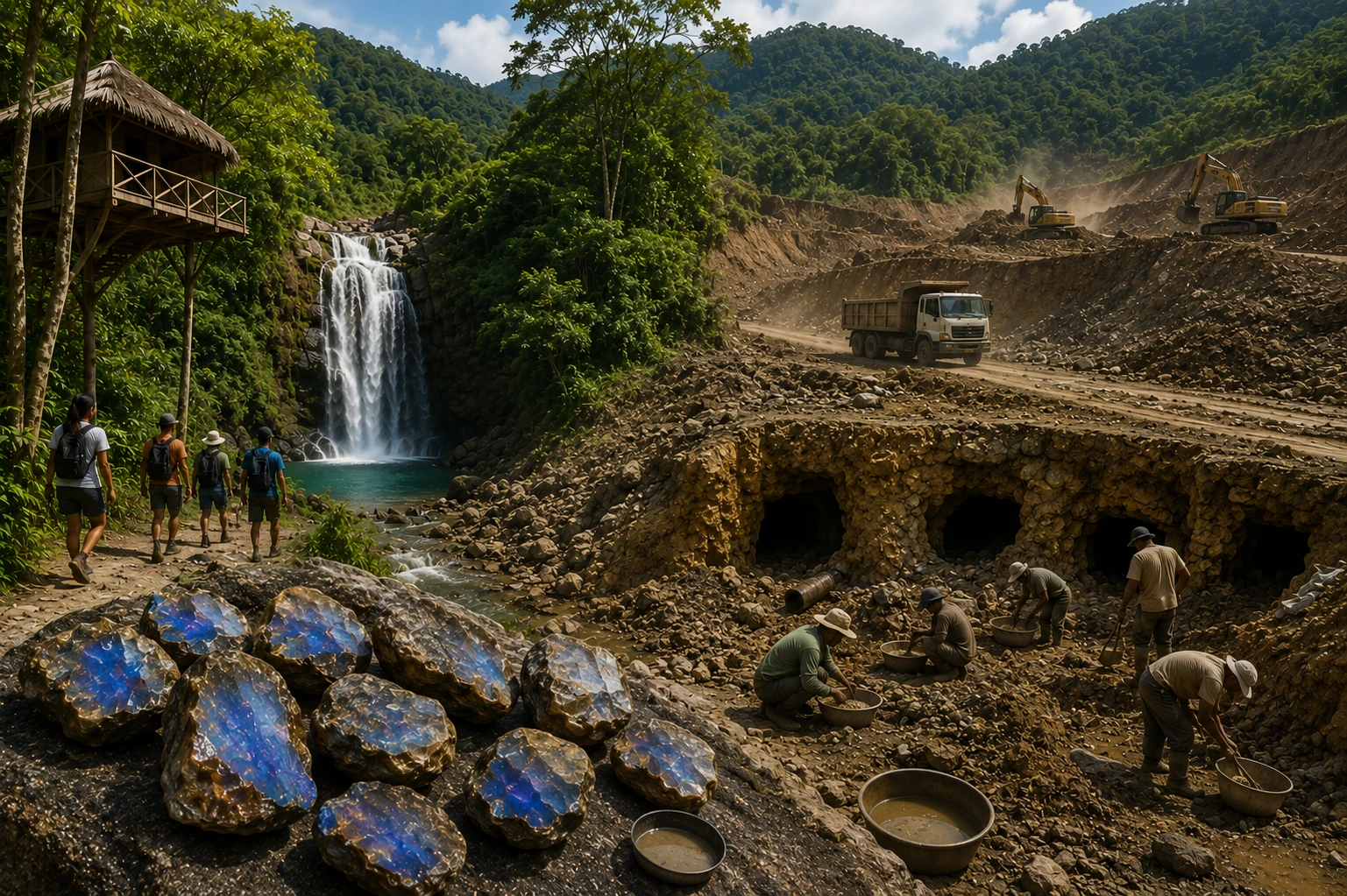 El Valle entre dos fuegos: ¿Se puede vivir del turismo sobre una mina comercial?