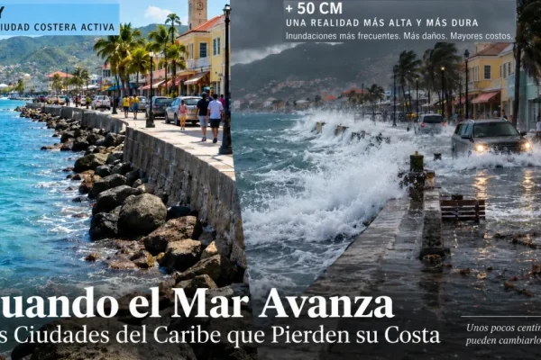 Cuando el mar avanza: las ciudades del Caribe que se quedan sin costa