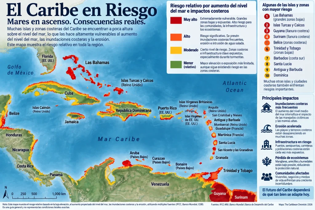 El Caribe en  Riesgo Mapa de Vulnerabilidad 