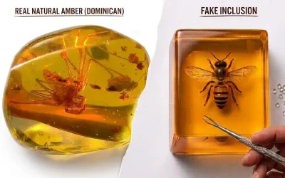 Cómo detectar fósiles de ámbar falsos: guía sobre inclusiones reales y estafas del mercado